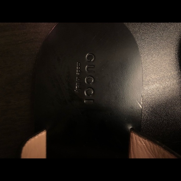 Gucci Black GG Marmont Sandals - Picture 3 of 4